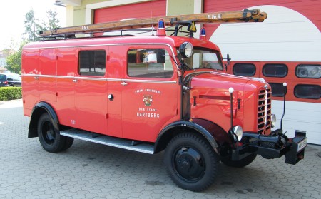 Borgward Löschfahrzeug Bj 1959, top restauriert ist es noch in unserem Besitz